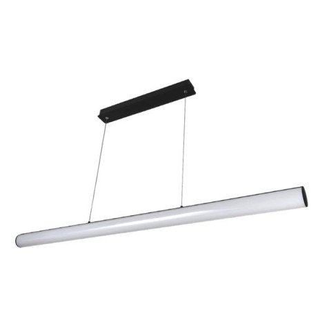 RORY pendule - 24W - 3000K - 2867lm - 1170mm x 65mm x 1500mm - dimmable - noir