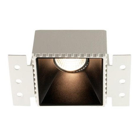 CASSO Square trimless - GU10 - alu / plexi - max 50W - 80mm x 75mm x 55mm - noir