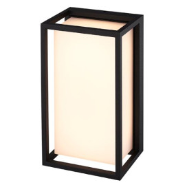 NERES mural - 9W - 3000K - 1100lm - 138mm x 238mm x 100mm - IP65 - noir