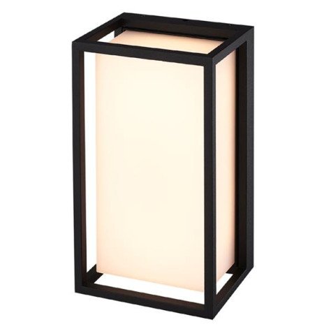 NERES mural - 9W - 3000K - 1100lm - 138mm x 238mm x 100mm - IP65 - noir