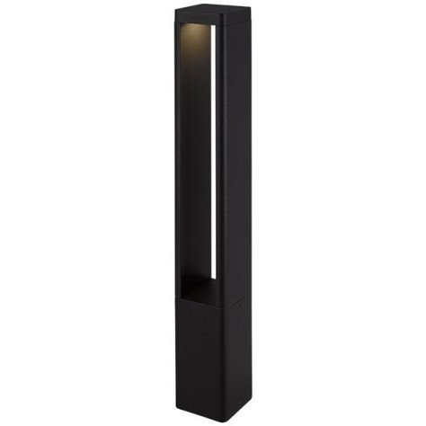 TUVA 2 borne - 7W - acier - 3000K - 85mm x 85mm x 650mm - IP65 - noir