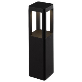 TUVA 4 socle - 7W - acier - 3000K - 85mm x 85mm x 350mm - IP65 - noir