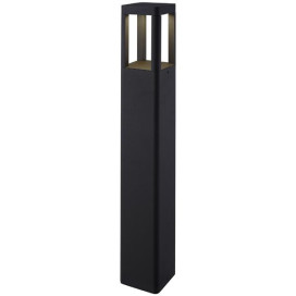 TUVA 4 borne - 7W - acier - 3000K - 85mm x 85mm x 650mm - IP65 - noir