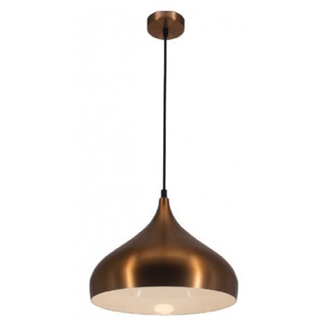 RONIN - 1x E27 - acier - max 60W - dia 420mm x 1555mm - cuivre / blanc