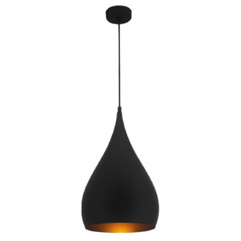 RONIN - 1x E27 - acier - max 60W - dia 250mm x 1555mm - noir mat / or