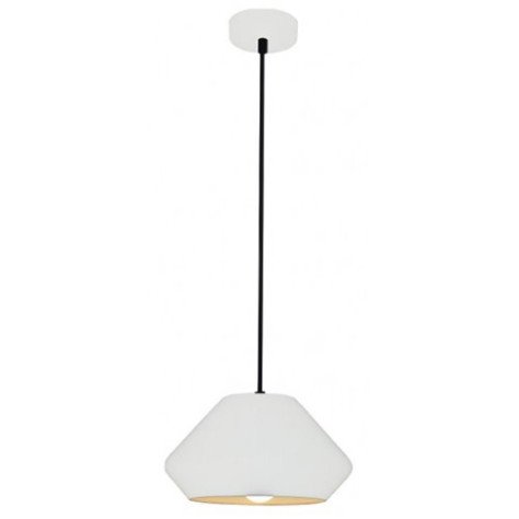 KONO pendule - E27 - max 60W - acier - dia 240mm x 1377mm - blanc / blanc