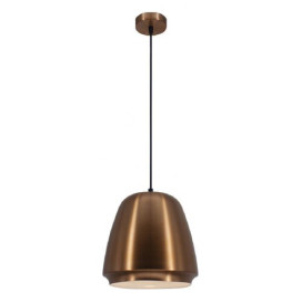 BOBAN pendule - E27 - max 60W - acier - dia 250mm x 1485mm - cuivre / blanc