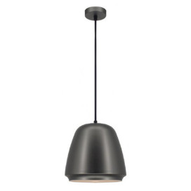 BOBAN pendule - E27 - max 60W - acier - dia 250mm x 1485mm - gunmetal / blanc
