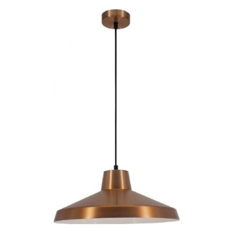 KANGA pendule - E27 - max 60W - acier - dia 400mm x 1410mm - cuivre / blanc