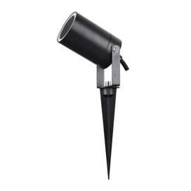 KOBI spot piquet - GU10 - alu - max 35W - 75mm x 110mm x 305mm - IP54 - noir mat