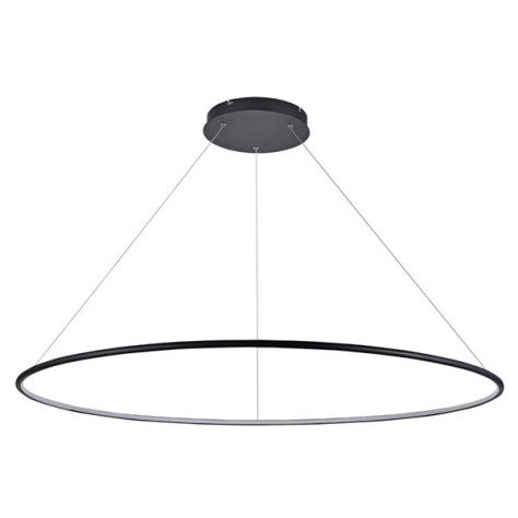 ANNU pendule 1 anneau - SMD Led - 64W - alu / plexi - 3000K - dimmable - noir