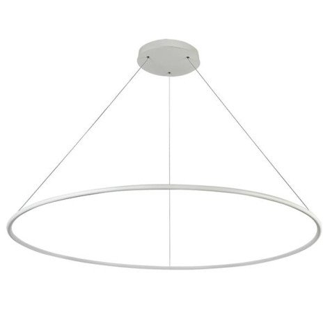 ANNU pendule 1 anneau - SMD Led - 64W - alu / plexi - 3000K - dimmable - blanc
