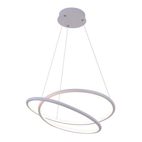 BOA pendule - SMD Led - 47W - alu / plexi - 3000K - 1645lm - dimmable - blanc