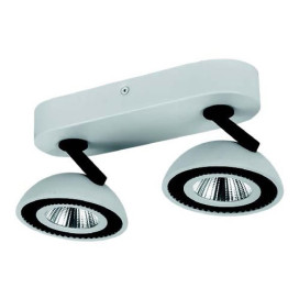 NOOMI plafond - 2x 7W - 2x 615lm - 3000K - 275mm x 115mm - dimmable - blanc