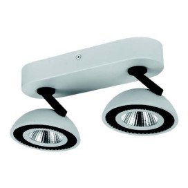 NOOMI plafond - 2x 7W - 2x 615lm - 3000K - 275mm x 115mm - dimmable - blanc