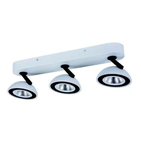 NOOMI plafond - 3x 7W - 3x 615lm - 3000K - 455mm x 115mm - dimmable - blanc