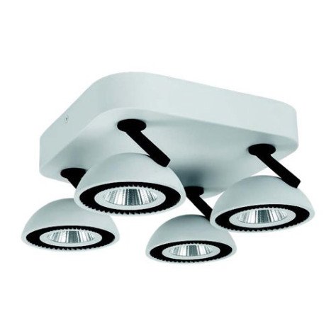 NOOMI plafond - 4x 7W - 4x 615lm - 3000K - 275mm x 275mm - dimmable - blanc