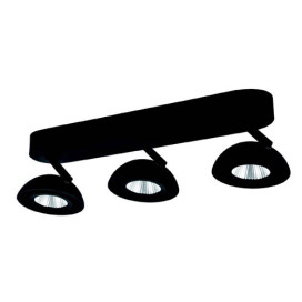 NOOMI plafond - 3x 7W - 3x 615lm - 3000K - 455mm x 115mm - dimmable - noir