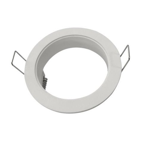 ZOOM BASE - base encastré 1 lampe - alu - dia 94mm x 90mm - blanc