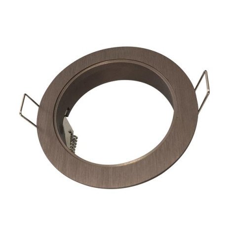 ZOOM BASE - base encastré 1 lampe - alu - dia 94mm x 90mm - bronze