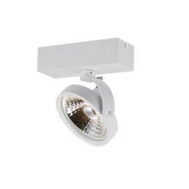 PULSE - 1x AR111 12W - 30° - alu - 2700K - 146mm x 62mm x 182mm - blanc