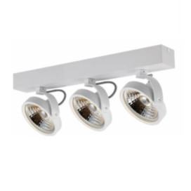 PULSE - 3x AR111 12W - 30° - alu - 2700K - 146mm x 62mm x 182mm - blanc