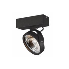 PULSE - 1x AR111 12W - 30° - alu - 2700K - 146mm x 62mm x 182mm - noir