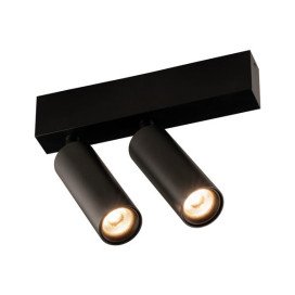 Lopal spot - 2x 4W AC COB LED - 2700K - 2x 360lm - dimmable - noir