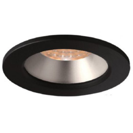 IMBER spot encastré - GU10 - alu / plexi - max 50W - 85mm x 25mm - noir