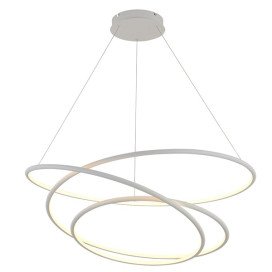 BOA pendule - SMD Led - 105W - alu / plexi - 3000K - 6825lm- dimmable- blanc- 3m