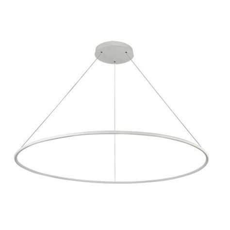 ANNU pendule 1 anneau - SMD Led - 64W - alu / plexi - 3000K- dimmable- blanc- 3m