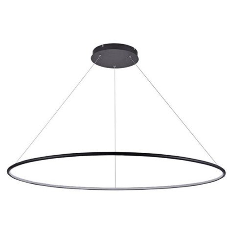 ANNU pendule 1 anneau - SMD Led - 64W - alu / plexi - 3000K - dimmable- noir- 3m