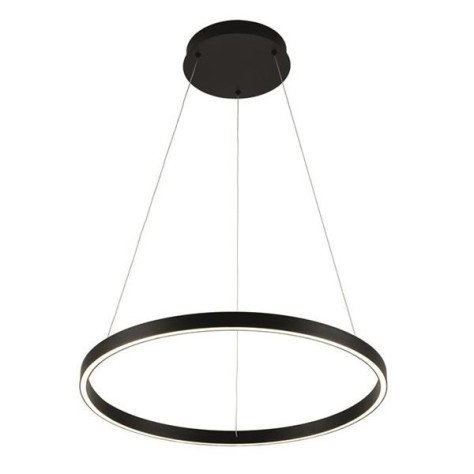 GURI pendule - 54W - alu/plexi - 1890lm - 3000K -d600mm x 3000mm - dim - noir