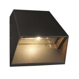 TRIUM - 6W - alu / plexi - 480lm - 3000K - 125mm x 125mm x 63,5mm - noir