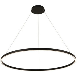 GURI pendule - 125W - alu/plexi - 4125lm - 3000K -d1200mm x 3000mm - dim - noir
