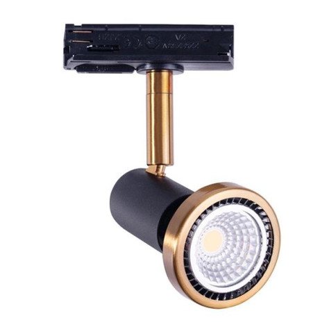 XZIBIT track spot monophase - GU10 - IP20 - orientable - noir / bronze