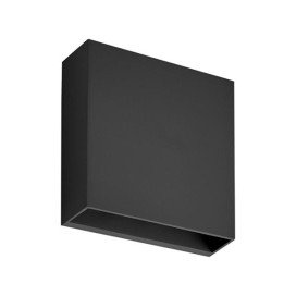 ORION II applique up&down - 6W - ABS + PC - 500lm - 130mm x 140mm x 40mm - noir