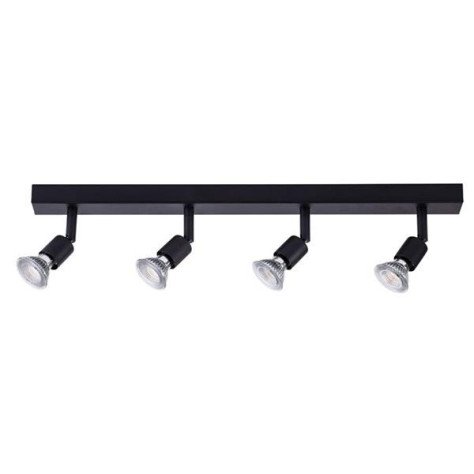 RUNE bar - 4x GU10 4,2W - 2700K - 140mm x 45mm x 550mm - dim - noir