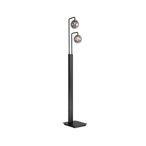 TSURU lampadaire - 2x G9 2,5W incl. - 210lm - 2700K - dim - noir mat / bronze