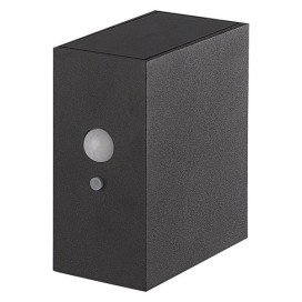 RAGNAR applique - 2W - aluminium - 35lm - 3000K - 120mm x 58mm x 112mm - noir