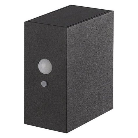 RAGNAR applique - 2W - aluminium - 35lm - 3000K - 120mm x 58mm x 112mm - noir