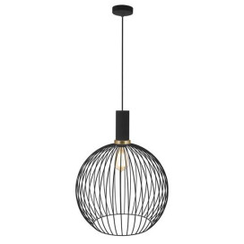 OONAH - 1x E27 - max 60W - 450mm x 550mm - câble noir 3m - noir / or