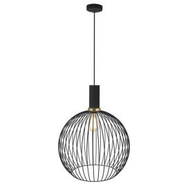 OONAH - 1x E27 - max 60W - 350mm x 440mm - câble noir 3m - noir / or