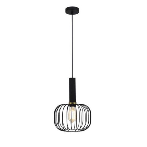 OONAH - 1x E27 - max 60W - 250mm x 360mm - câble noir 3m - noir / or