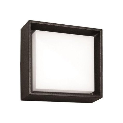 LIBRA plafonnier - 10W - alu - 564lm - 3000K - 45mm x 145mm x 145mm - IP54- noir