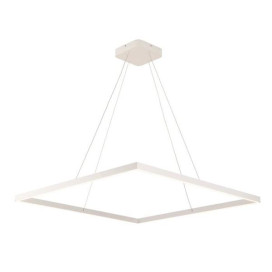 GURI pendule - 98W - alu/plexi - 5292lm - 3000K - 900mm x 900mm - dim - blanc
