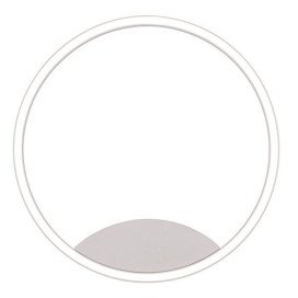 ORSO plafonier - 25W - aluminium - 805lm - 3000K -d400mm x 41mm - dim - blanc