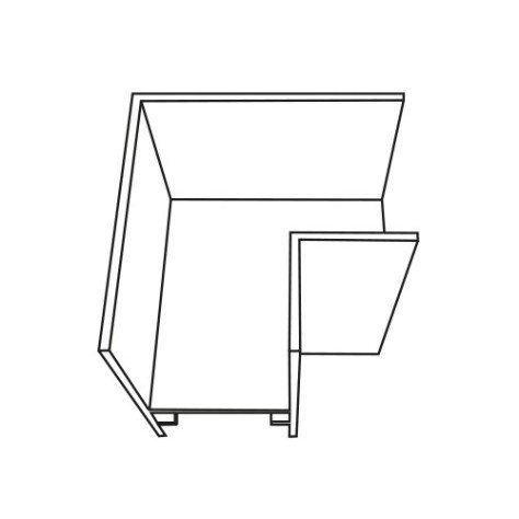 INFINITUS L-connecteur noir