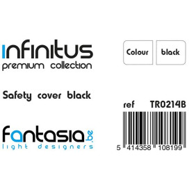 INFINITUS Safety couvercle 1000mm noir