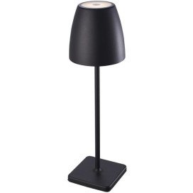 INA 2 Watt IP54 lampe de table portable et rechargeable noir